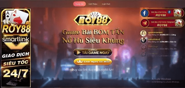 Siêu khuyến mãi tại Roy88 cực khủng