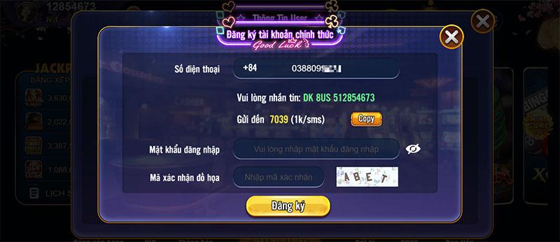 Đăng ký game 8US55