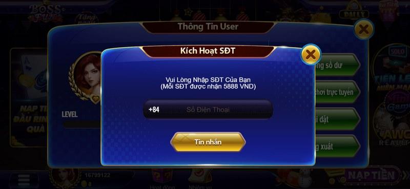 đăng ký boss fun nhận ngay giftcode