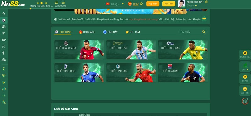 Thể thao đẳng cấp tới từ các nhà phát hành lớn hàng đầu